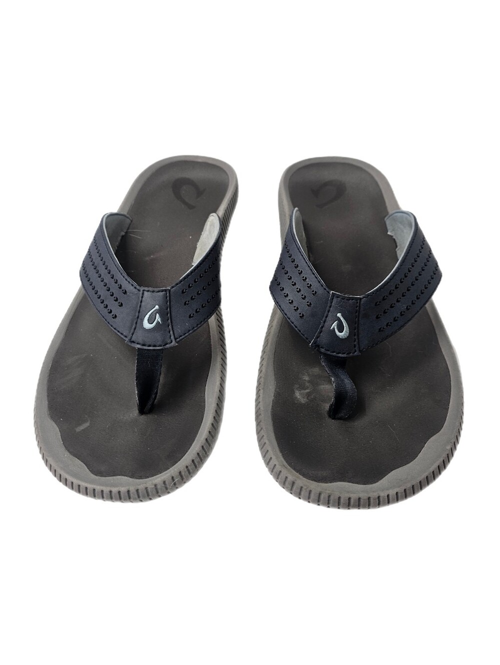 OluKai Ulele Water-Ready Beach Sandals Blue Depth Men's Size 14 Flip Flops